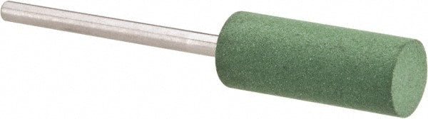 Value Collection - 8mm Max Diam x 20mm Long, Cylinder, Rubberized Point - Fine Grade, Ceramic, Mounted - Exact Tooling