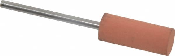 Value Collection - 8mm Max Diam x 20mm Long, Cylinder, Rubberized Point - Very Fine Grade, Ceramic, Mounted - Exact Tooling