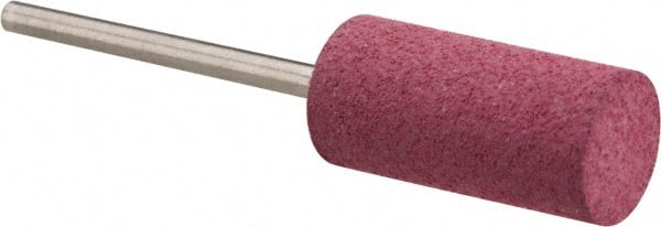 Value Collection - 10mm Max Diam x 20mm Long, Cylinder, Rubberized Point - Coarse Grade, Ceramic, Mounted - Exact Tooling
