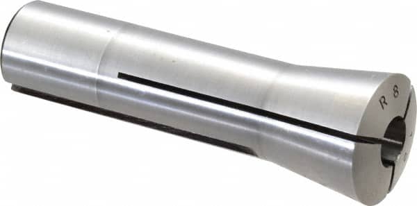 Lyndex - 12mm Steel R8 Collet - 7/16-20 Drawbar Thread, 0.0011 Inch TIR - Exact Tooling