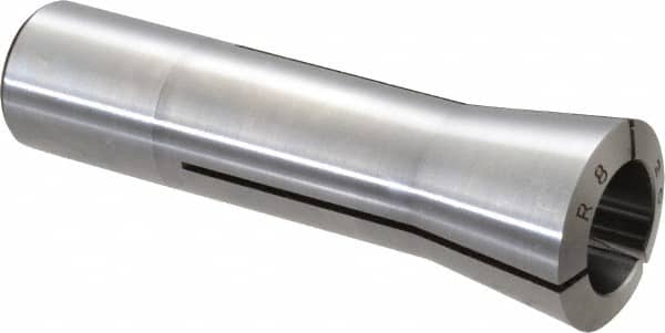 Lyndex - 20mm Steel R8 Collet - 7/16-20 Drawbar Thread, 0.0011 Inch TIR - Exact Tooling