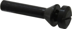 Value Collection - 1/4" Hole, Screw Lock Wheel Mandrel - 2" OAL, 1/2" Max Wheel Width, 3/8" Shank Diam - Exact Tooling
