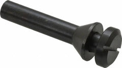 Value Collection - 3/8" Hole, Screw Lock Wheel Mandrel - 2" OAL, 1/2" Max Wheel Width, 3/8" Shank Diam - Exact Tooling