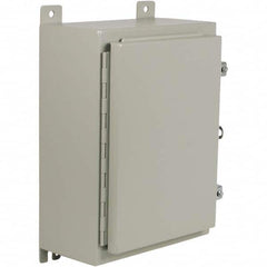 Wiegmann - NEMA 12 Steel Standard Enclosure with Hinged Cover - Exact Tooling