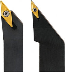 Seco - SVJB, Left Hand Cut, 93° Lead Angle, 16mm Shank Height x 16mm Shank Width, Neutral Rake Indexable Turning Toolholder - 100mm OAL, VB..1604.., VCG..1604.. Insert Compatibility, Series Screw Lock - Exact Tooling