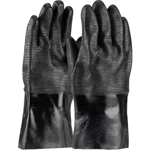 ‎57-8630R Coated Supported Gloves - ChemGrip - Supported Neoprene - Intrlk Lined - Black - Etched - 12 Inch - Exact Tooling