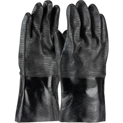 ‎57-8630R Coated Supported Gloves - ChemGrip - Supported Neoprene - Intrlk Lined - Black - Etched - 12 Inch - Exact Tooling