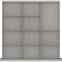 LISTA - 11-Compartment Drawer Divider Layout for 3.15" High Drawers - Exact Tooling