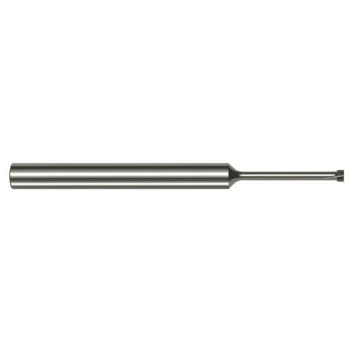 Back Deburring Mill - 0.0800″ Head Diameter × 0.3750″ (3/8″) Neck Length × 45° per side Carbide Back Deburring Mill, 5 Flutes - Exact Tooling