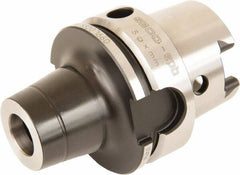 Seco - HSK63A Taper Shank 16mm Hole End Mill Holder/Adapter - 30mm Nose Diam, 60mm Projection, Through-Spindle Coolant - Exact Tooling