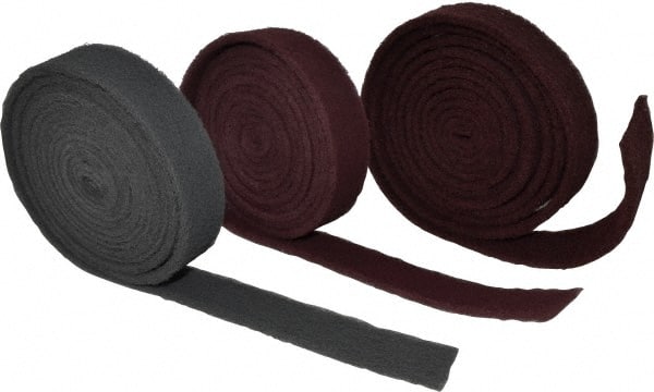 Norton - 2" 3 Piece Roll Kit - Fine, Very Fine & Ultra Fine Grades - Exact Tooling