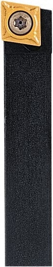 Seco - SCAC, Left Hand Cut, 90° Lead Angle, 10mm Shank Height x 10mm Shank Width, Neutral Rake Indexable Turning Toolholder - 150mm OAL, CC..0602.. Insert Compatibility, Series Screw Lock - Exact Tooling