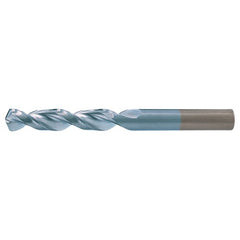 #13 RHS / RHC HSS-CO 8% (M42) 135 Degree Split Point Q-Cobalt Wide Land Parabolic Drill - TiCN - Exact Tooling
