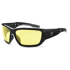 Baldr Yellow Lens Black Safety Glasses - Exact Tooling