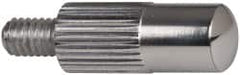 Mitutoyo - #4-48, 5mm Ball Diam, Carbide Shell Contact Point - 1/2" Contact Point Length, Use with AGD 1,2,3,4 - Exact Tooling