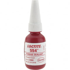 Loctite - 10 mL, Red, Thread Sealant - Series 554 - Exact Tooling