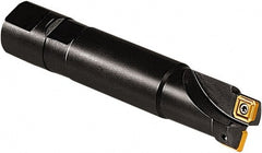 Seco - 1.62" Cut Diam, 0.43" Max Depth of Cut, 1-1/4" Shank Diam, Indexable Square Shoulder End Mill - Weldon Shank, 90° Lead Angle - Exact Tooling