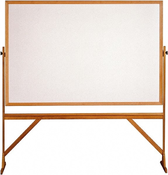 Ghent - 78" High x 77" Wide Reversible Dry Erase Board - Acrylate, 23-1/2" Deep - Exact Tooling