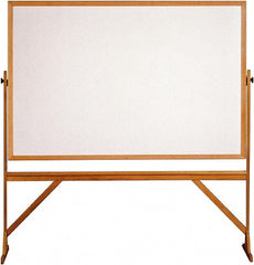 Ghent - 78" High x 77" Wide Reversible Dry Erase Board - Acrylate, 23-1/2" Deep - Exact Tooling
