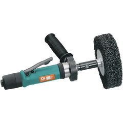 Dynabrade - 0.7 hp, 3,400 RPM Finishing Sander - 34.5 CFM Air Consumption, 6.21 bar Air Pressure, 1/4 NPT Inlet - Exact Tooling