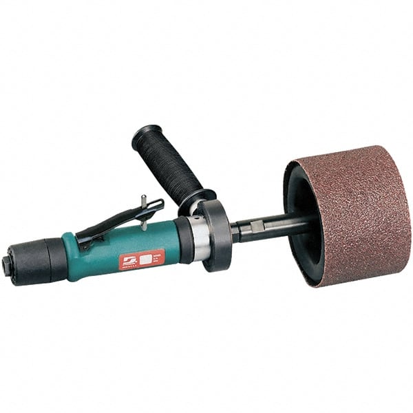 Dynabrade - 0.7 hp, 3,400 RPM Finishing Sander - 34.5 CFM Air Consumption, 6.21 bar Air Pressure, 1/4 NPT Inlet - Exact Tooling