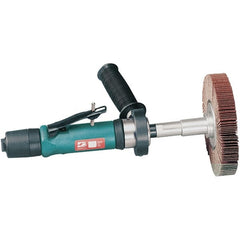 Dynabrade - 0.7 hp, 3,400 RPM Finishing Sander - 34.5 CFM Air Consumption, 6.21 bar Air Pressure, 1/4 NPT Inlet - Exact Tooling