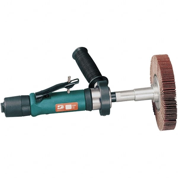 Dynabrade - 0.7 hp, 4,500 RPM Finishing Sander - 40 CFM Air Consumption, 6.21 bar Air Pressure, 1/4 NPT Inlet - Exact Tooling
