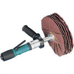 Dynabrade - 0.4 hp, 200-950 RPM Finishing Sander - 22 CFM Air Consumption, 6.21 bar Air Pressure, 1/4 NPT Inlet - Exact Tooling