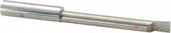Accupro - 0.32" Min Bore Diam, 2-1/2" Max Bore Depth, 3/8 Shank Diam, Corner Radius Boring Bar - 0.005 to 0.008" Corner Radius, Right Hand Cut, Solid Carbide, Bright Finish - Exact Tooling