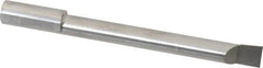 Accupro - 0.36" Min Bore Diam, 3" Max Bore Depth, 3/8 Shank Diam, Corner Radius Boring Bar - 0.005 to 0.008" Corner Radius, Right Hand Cut, Solid Carbide, Bright Finish - Exact Tooling