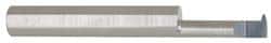 Accupro - 3/4" Cutting Depth, 14 Max TPI, 0.23" Diam, Acme Internal Thread, Solid Carbide, Single Point Threading Tool - Bright Finish, 2-1/2" OAL, 5/16" Shank Diam, 0.055" Projection from Edge, 29° Profile Angle - Exact Tooling