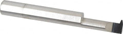 Accupro - 3/4" Cutting Depth, 12 Max TPI, 0.29" Diam, Acme Internal Thread, Solid Carbide, Single Point Threading Tool - Bright Finish, 2-1/2" OAL, 5/16" Shank Diam, 0.07" Projection from Edge, 29° Profile Angle - Exact Tooling