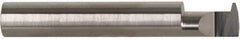 Accupro - 0.6" Cutting Depth, 12 Max TPI, 0.29" Diam, Acme Internal Thread, Solid Carbide, Single Point Threading Tool - Bright Finish, 2-1/2" OAL, 5/16" Shank Diam, 0.07" Projection from Edge, 29° Profile Angle - Exact Tooling