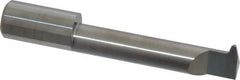 Accupro - 2" Cutting Depth, 6 Max TPI, 0.49" Diam, Acme Internal Thread, Solid Carbide, Single Point Threading Tool - Bright Finish, 3" OAL, 1/2" Shank Diam, 0.12" Projection from Edge, 29° Profile Angle - Exact Tooling
