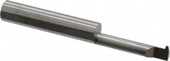 Accupro - 1" Cutting Depth, 14 Max TPI, 0.23" Diam, Acme Internal Thread, Solid Carbide, Single Point Threading Tool - Bright Finish, 2-1/2" OAL, 5/16" Shank Diam, 0.055" Projection from Edge, 29° Profile Angle - Exact Tooling