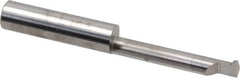 Accupro - 1-1/4" Cutting Depth, 14 Max TPI, 0.23" Diam, Acme Internal Thread, Solid Carbide, Single Point Threading Tool - Bright Finish, 2-1/2" OAL, 5/16" Shank Diam, 0.055" Projection from Edge, 29° Profile Angle - Exact Tooling