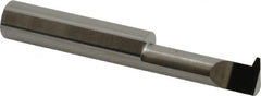 Accupro - 1" Cutting Depth, 10 Max TPI, 0.36" Diam, Acme Internal Thread, Solid Carbide, Single Point Threading Tool - Bright Finish, 2-1/2" OAL, 3/8" Shank Diam, 0.085" Projection from Edge, 29° Profile Angle - Exact Tooling