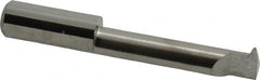 Accupro - 1-1/2" Cutting Depth, 10 Max TPI, 0.36" Diam, Acme Internal Thread, Solid Carbide, Single Point Threading Tool - Bright Finish, 2-1/2" OAL, 3/8" Shank Diam, 0.085" Projection from Edge, 29° Profile Angle - Exact Tooling