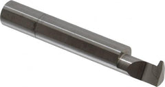 Accupro - 1/2" Cutting Depth, 10 Max TPI, 0.36" Diam, Acme Internal Thread, Solid Carbide, Single Point Threading Tool - Bright Finish, 2-1/2" OAL, 3/8" Shank Diam, 0.085" Projection from Edge, 29° Profile Angle - Exact Tooling