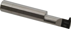Accupro - 1" Cutting Depth, 8 Max TPI, 0.49" Diam, Acme Internal Thread, Solid Carbide, Single Point Threading Tool - Bright Finish, 3" OAL, 1/2" Shank Diam, 0.12" Projection from Edge, 29° Profile Angle - Exact Tooling