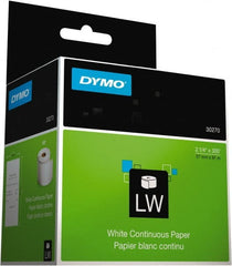 Dymo - 2-7/16" Wide x 3,600" Long, White Receipt Paper - For DYMO LabelWriter Printers - Exact Tooling