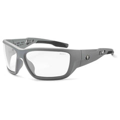 Baldr Clear Lens Matte Gray Safety Glasses - Exact Tooling