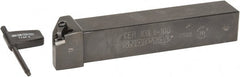 Seco - Right Hand Cut, 1" Shank Width x 1" Shank Height Indexable Threading Toolholder - 6" OAL, 10ER Insert Compatibility, CE Toolholder - Exact Tooling