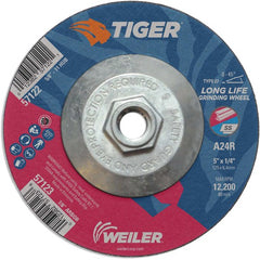 5X1/4 A24R A/O T27 GRIND WHEEL - Exact Tooling
