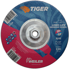 7X1/4 A24R A/O T28 GRIND WHEEL - Exact Tooling