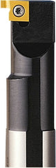 Seco - SN, Internal, Right Hand, 2.65mm Max Depth of Cut, 1.15 to 2.65mm Groove Width, Indexable Grooving Tool Holder - 9NR Insert Compatibility, 9.5mm Shank Width, 100mm OAL - Exact Tooling