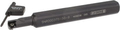 Seco - Right Hand Cut, 0.654" Shank Width x 5/8" Shank Height Indexable Threading Toolholder - 5" OAL, 9... Insert Compatibility, SN Toolholder - Exact Tooling