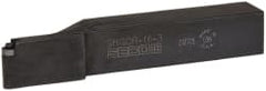 Seco - SRGC, Right Hand Cut, 1" Shank Height x 1" Shank Width, Neutral Rake Indexable Turning Toolholder - 6" OAL, RCMT32.5. Insert Compatibility, Series Screw Lock - Exact Tooling