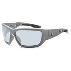 Baldr In/Outdoor Lens Matte Gray Safety Glasses - Exact Tooling