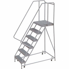 TRI-ARC - Rolling & Wall Mounted Ladders & Platforms Type: Rolling Warehouse Ladder Style: Rolling Safety Ladder - Exact Tooling